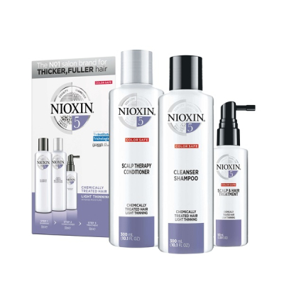 Фото Nioxin System 5 Kit XXL - Ниоксин Система 5 Набор XXL Шампунь + Кондиционер + Маска, 300+300+100 мл