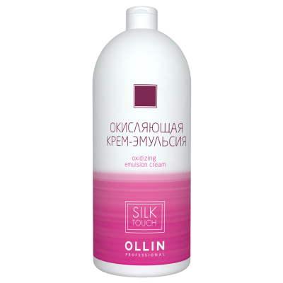 Фото Ollin Silk Touch Oxidizing Emulsion Cream 6% (20 vol.) - Оллин Силк Тач Окисляющая крем-эмульсия 6% (20 vol.), 1000 мл