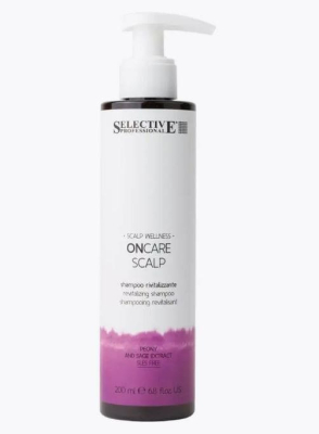 Фото SELECTIVE PROFESSIONAL ONCARE SCALP Селектив Шампунь для ревитализации хрупких волос склонных к выпадению 200 мл