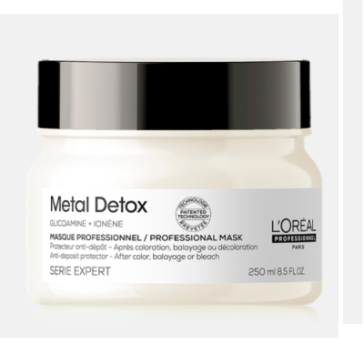 Фото Loreal Professionnel Serie Expert Metal Detox Лореаль Метал Детокс Маска для восстановления окрашенных волос 250 мл