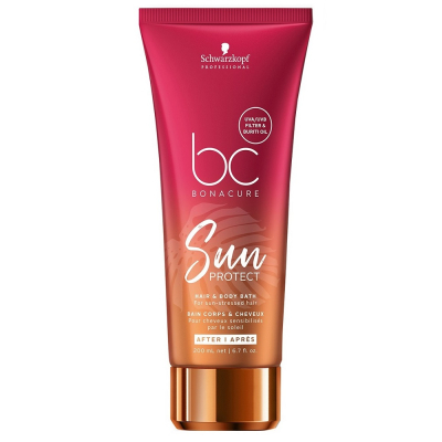 Фото Schwarzkopf Professional Bonacure Sun Protect Shampoo - Шварцкопф Шампунь для волос и тела "Защита от солнца", 200 мл