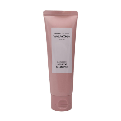 Фото Valmona Powerful Solution Black Peony Seoritae Shampoo  Вальмона Шампунь для волос Чёрный пион и Бобы 100 мл