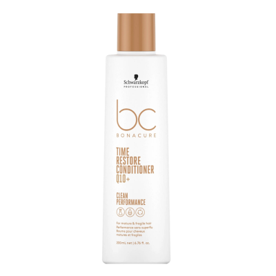 Фото Schwarzkopf Professional Bonacure Q10+ Time Restore Taming Conditioner  Шварцкопф Смягчающий Кондиционер 200 мл