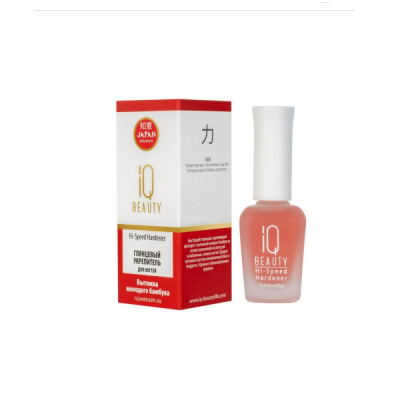 Фото IQ Beauty Hi-Speed Hardener  Айкью Бьюти Глянцевый укрепитель ногтей 12,5 мл