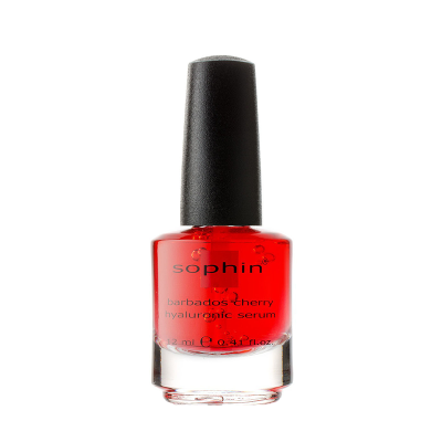 Фото Sophin Barbados Cherry Hyaluronic Serum Софин Сыворотка гиалуроновая для ногтей 12 мл