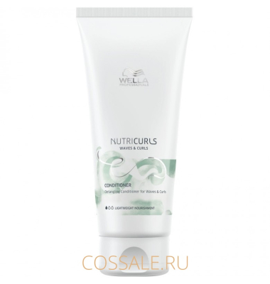 Фото Wella Professionals Nutricurls Waves & Curls Conditioner  Велла Нутрикерлс Бальзам для вьющихся и кудрявых волос 200 мл