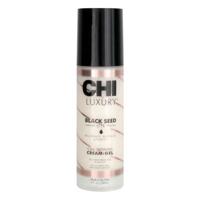Фото Chi Luxury Black Seed Oil Curl Defining Cream-gel - Чи Лакшери Блэк Сид Ойл Керл Дефайнинг Крем-гель с маслом семян черного тмина для укладки кудрявых волос, 147 мл