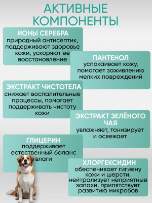 Фото TOSIKI Шампунь с кондиционером для собак 420 мл