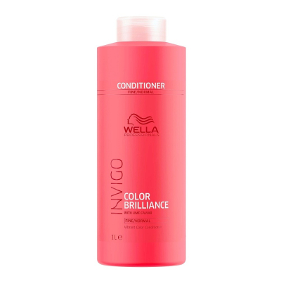 Фото Wella Professionals Invigo Color Brilliance - Велла Инвиго Колор Бриллианс Бальзам-уход для защиты цвета окрашенных нормальных и тонких волос, 1000 мл