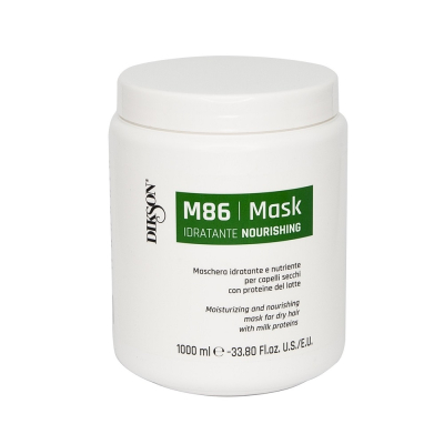 Фото Dikson Mask Nourishing - Диксон Маска увлажняющая и питательная с протеинами молока для сухих волос, 1000 мл
