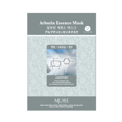 Фото MIJIN Arbutin Essence Mask - Миджин Тканевая маска для лица с арбутином, 23 гр