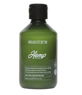 Фото SELECTIVE PROFESSIONAL HEMP  Селектив Шампунь увлажняющий для сухих и ломких волос 250 мл