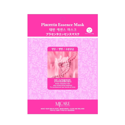 Фото Mijin Placenta Essence Mask - Миджин Тканевая маска для лица с экстрактом плаценты, 25 гр
