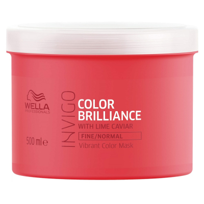 Фото Wella Professionals Invigo Color Brilliance - Велла Инвиго Колор Бриллианс Маска-уход для защиты цвета окрашенных нормальных и тонких волос, 500 мл