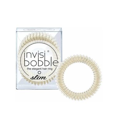 Фото Invisibobble Slim Stay Gold - Инвизибабл Слим Стэй Голд Резинка-браслет для волос, 3 шт/уп