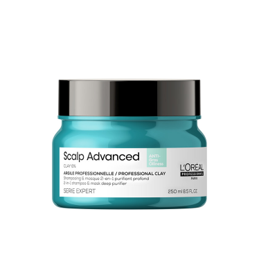 Фото Loreal Professionnel Scalp Advanced Лореаль Шампунь маска очищающий для кожи головы склонной к жирности 250 мл