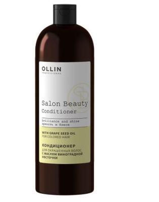 Фото Ollin Salon Beauty  Оллин Кондиционер для окрашенных волос с маслом виноградной косточки 1000 мл