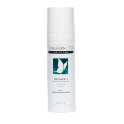 Фото Medical Collagene 3D Sebo Norm  Медикал Коллаген Крем для жирной и проблемной кожи лица 30 мл
