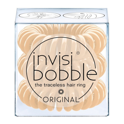 Фото Invisibobble Original To Be or Nude to Be - Инвизибабл Ориджинал Резинка-браслет для волос нежно-бежевая, 3 шт/уп