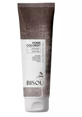 Фото BISOU HOME COLORIST  Бизу Оттеночная маска Шоколад 150 мл