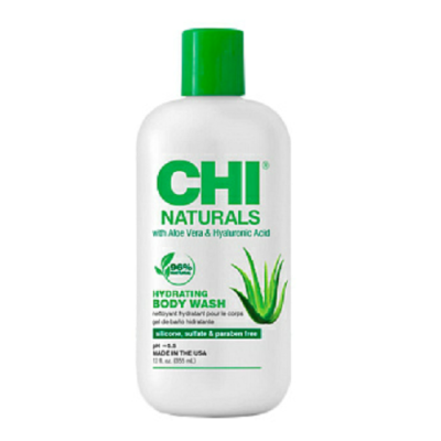 Фото Chi Naturals Hydrating Body Wash Чи Гель для тела увлажняющий с алоэ вера и гиалуроновой кислотой 355 мл