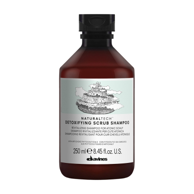 Фото Davines Natural Tech Detoxifying Scrub Shampoo - Давинес Детоксирующий шампунь-скраб, 250 мл