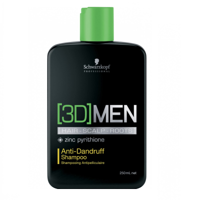 Фото Schwarzkopf Professional [3D] Men Anti-Dandruff Shampoo - Шварцкопф Шампунь против перхоти, 250 мл