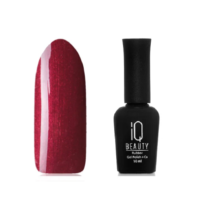 Фото IQ Beauty №005 Sparkling Bordeaux  Айкью Бьюти №005 Гель-лак Сияющий бордовый 10 мл
