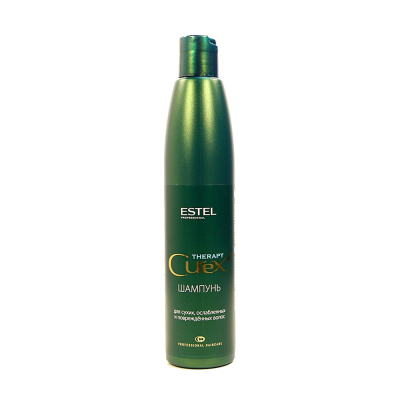 Фото Estel Curex Therapy - Эстель Курекс Терапи Шампунь для сухих, ослабленных и поврежденных волос, 300 мл