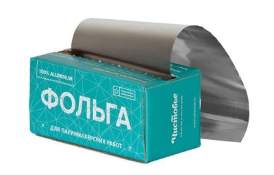 Фото Чистовье Фольга 16 мкр 12 см*100 м серебро в коробке