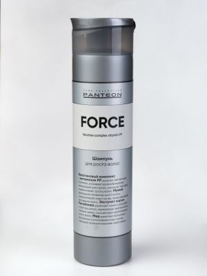 Фото Panteon Шампунь для роста волос от выпадения волос для укрепления Пантеон Force 250мл