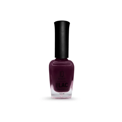 Фото IQ Beauty №042 Revolution  Айкью Бьюти Лак для ногтей укрепляющий с биокерамикой №042 бордово-фиолетовый 12,5 мл