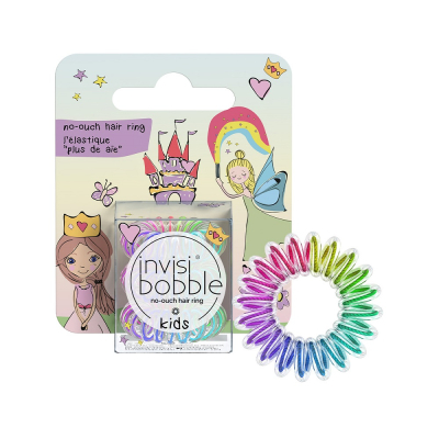 Фото Invisibobble Kids Magic Rainbow - Инвизибабл Кидс Мэджик Рэйнбоу Резинка для волос (с подвесом), 3 шт/уп  