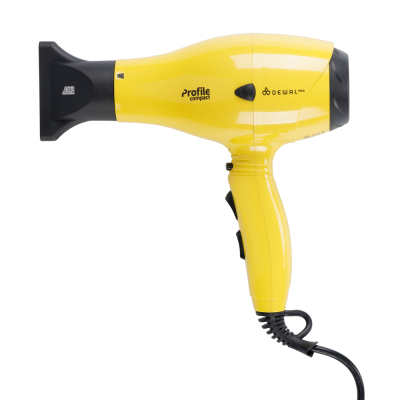 Фото Dewal Profile Compact Yellow 03-119  Деваль Фен для укладки волос 2000 Вт