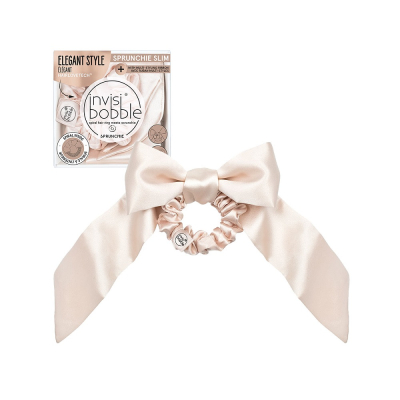 Фото Invisibobble Sprunchie Slim Ballerina Bow - Инвизибабл Балерина Боу Резинка-браслет для волос, 1 шт