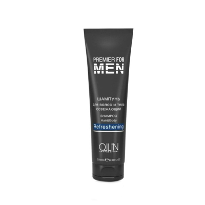 Фото Ollin Premier For Men Hair&Body Refreshe - Оллин Премьер Фо Мэн Шампунь для волос и тела освежающий, 250 мл