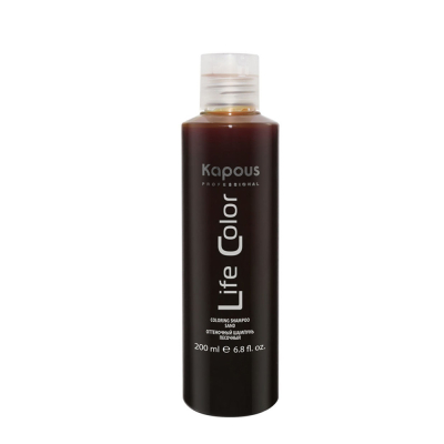Фото Kapous Life Color  - Капус Лайф Колор Оттеночный Шампунь для волос песочный, 200 мл