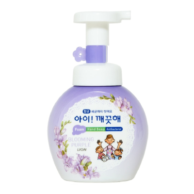 Фото LION Ai kekute Foam handsoap blooming purple - Лион Жидкое пенное мыло для рук с ароматом фиалки, 250 мл