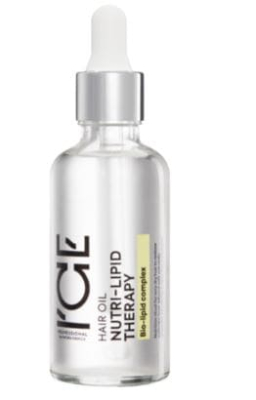 Фото ICE PROFESSIONAL NUTRI LIPID THERAPY HAIR OIL  Айс профешинал масло для питания и блеска волос 50 мл