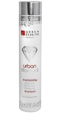 Фото URBAN KERATIN Urban Diamond Урбан Кератин Шампунь бессульфатный с бриллиантовой пудрой 250 мл