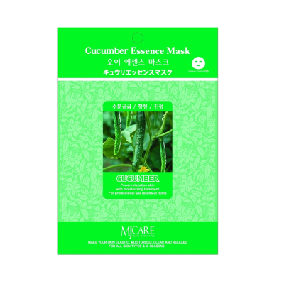 Фото MIJIN Cucumber Essence Mask - Миджин Тканевая маска для лица с экстрактом огурца, 23 гр