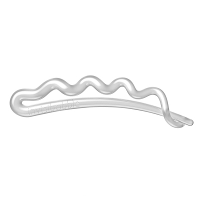 Фото Invisibobble Waver Crystal Clear One - Инвизибабл Вевер Заколка прозрачная, 1 шт