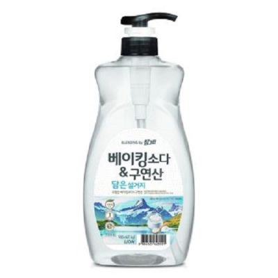 Фото LION CHARMGREEN Baking Soda&Citric Acid Pump - Лион Средство для мытья посуды с содой и лимонной кислотой, 1000 мл