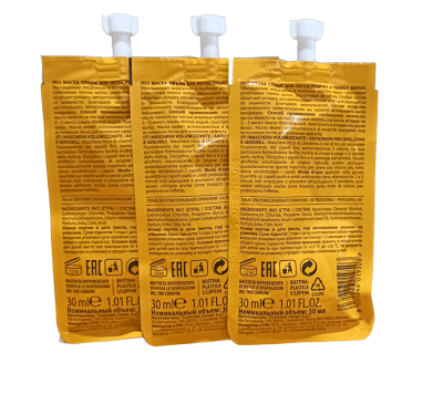 Фото Constant Delight Volume Mask  Констант Делайт Маска объём тонких волос тревел саше 3 шт по 30 мл