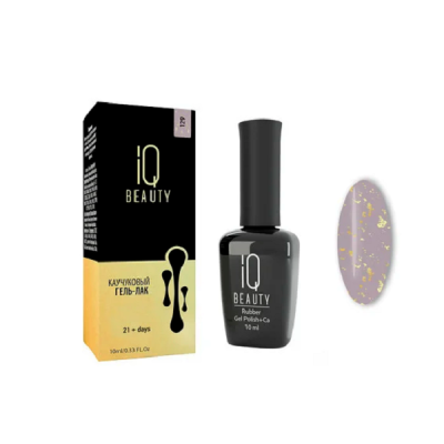 Фото Каучуковый профессиональный гель-лак IQ Beauty №129  Айкью Бьюти 10 мл