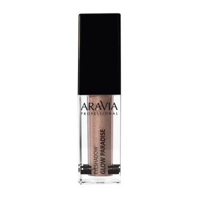 Фото Aravia Professional  Glow Paradise Antique Taupe 02 Жидкие сияющие тени для век тон Античный бежевый 5 мл