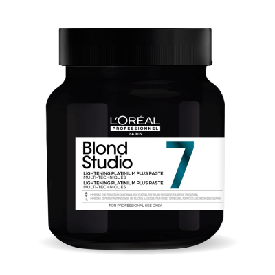 Фото Loreal Professionnel Blond Studio Platinium Plus - Лореаль Блонд Студио Платинум Плюс Обесцвечивающая паста для волос, 500 гр