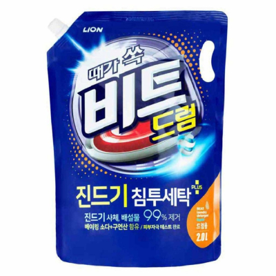 Фото LION Beat liquid - Лион Жидкость для стирки (концентрат) для ручной и автоматической стирки, 2100 мл