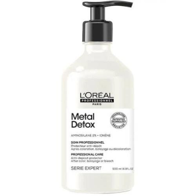 Фото Loreal Professionnel Metal Detox - Лореаль кондиционер для восстановления волос, 500 мл