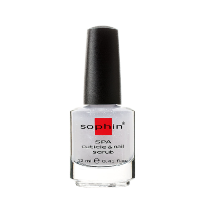 Фото Sophin SPA Cuticle & Nail Scrub  Софин Скраб для кутикулы и ногтей с кератином 12 мл